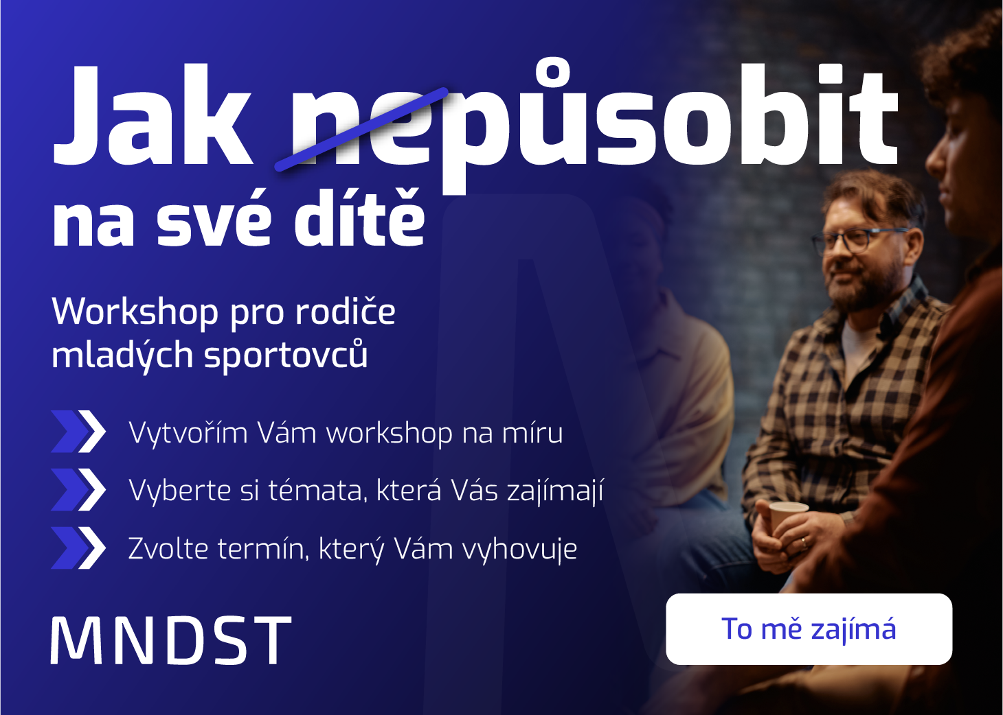 Workshop pro rodiče mladých sportovců